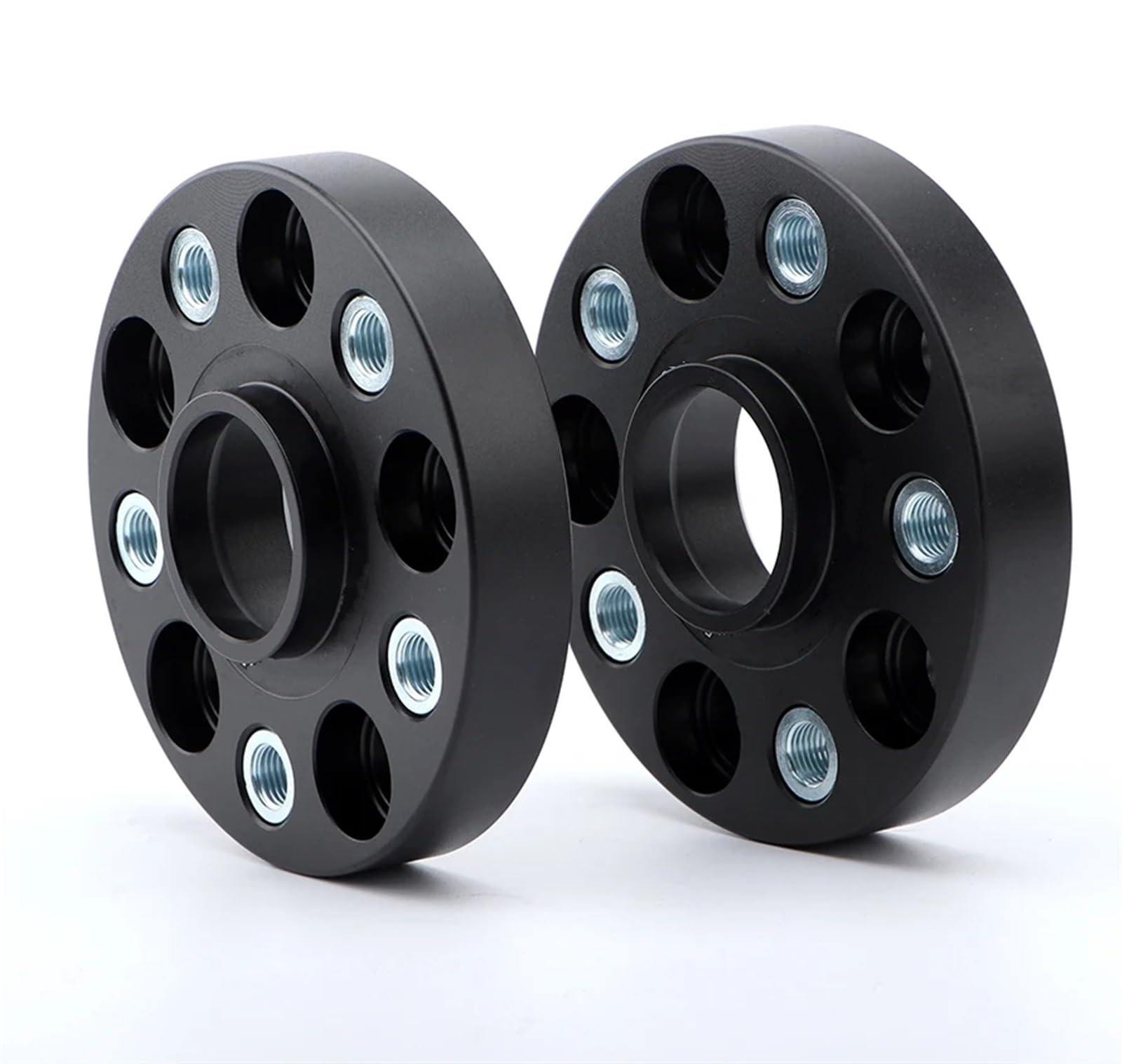 Wheel Spacers 2 Stück 25/30/30/35/40mm Universal Auto 7075 Aluminium Legierung Spurverbreiterungen Adapter PCD 5x112 CB = 66,5mm Für Audi Für Benz Wheel Spacer Lug Wheel Spacers(2PCS 30mm) von TISURXQ