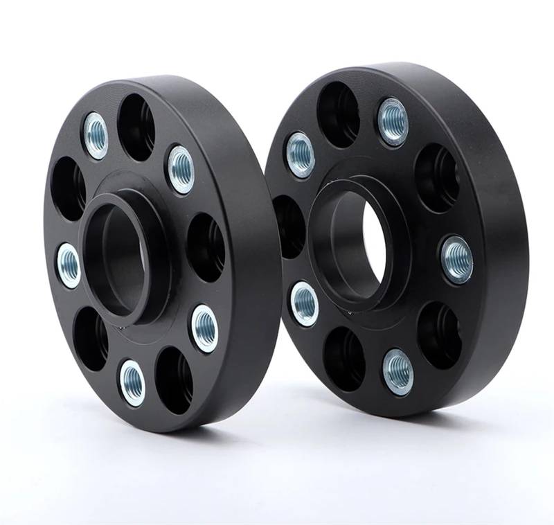 Wheel Spacers 2 Stück 25/30/30/35/40mm Universal Auto 7075 Aluminium Legierung Spurverbreiterungen Adapter PCD 5x112 CB = 66,5mm Für Audi Für Benz Wheel Spacer Lug Wheel Spacers(2PCS 35mm) von TISURXQ