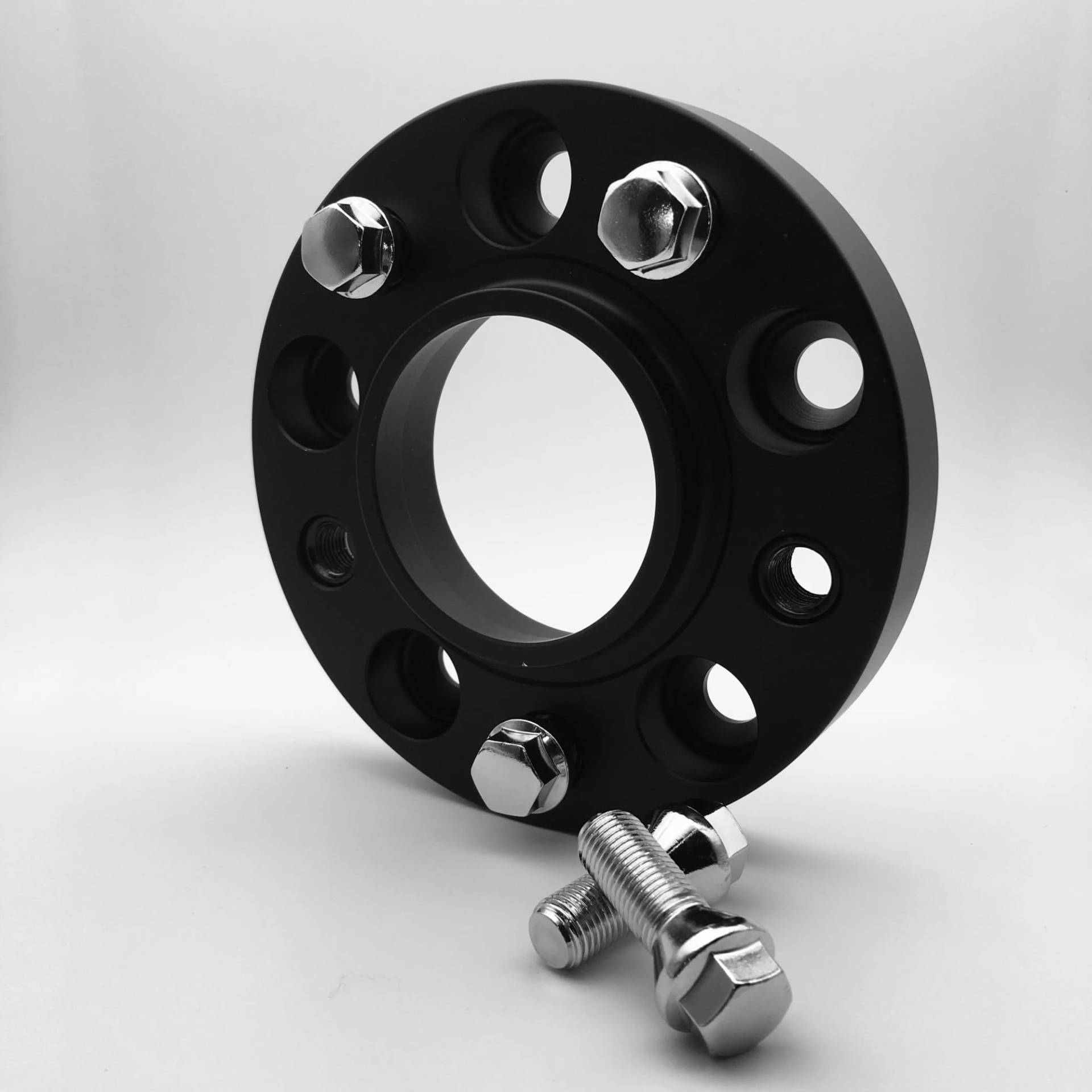 Wheel Spacers 2 Stück 5x130 CB 84,1mm Eingebettete Muttern Spurverbreiterungen Adapter Für Mercedes Für Benz Für AMG Für Roewe Für SsangYong Für Rexton Für Rodius Wheel Spacer Lug Wheel Spacers(Black von TISURXQ