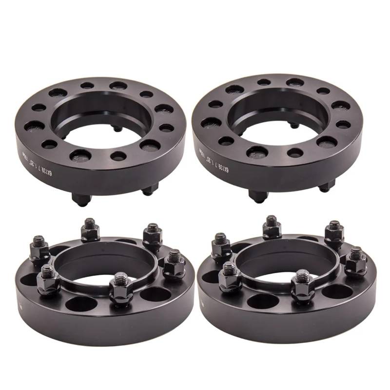 Wheel Spacers Bolzen 106mm Nabe 6x5.5 4X 1.25 (32mm) 6x139.7 Spurverbreiterung Adapter 12x1.5 Wheel Spacer Lug Wheel Spacers von TISURXQ