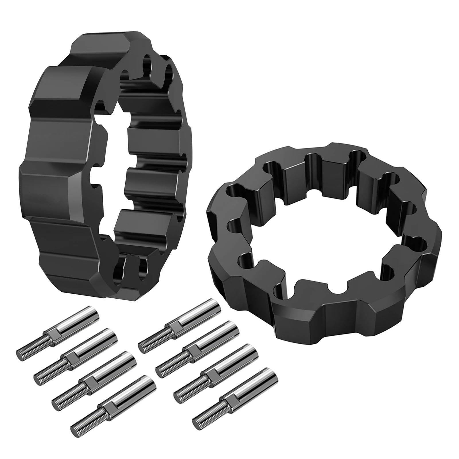 Wheel Spacers Für Warrior 350 Für YFZ450 Für YFM350 Für Raptor 700 250 Für YFM660 Für Bashee 350 Für Blaster 200 Radnaben-Zentrierabstandshalter Wheel Spacer Lug Wheel Spacers(Black) von TISURXQ