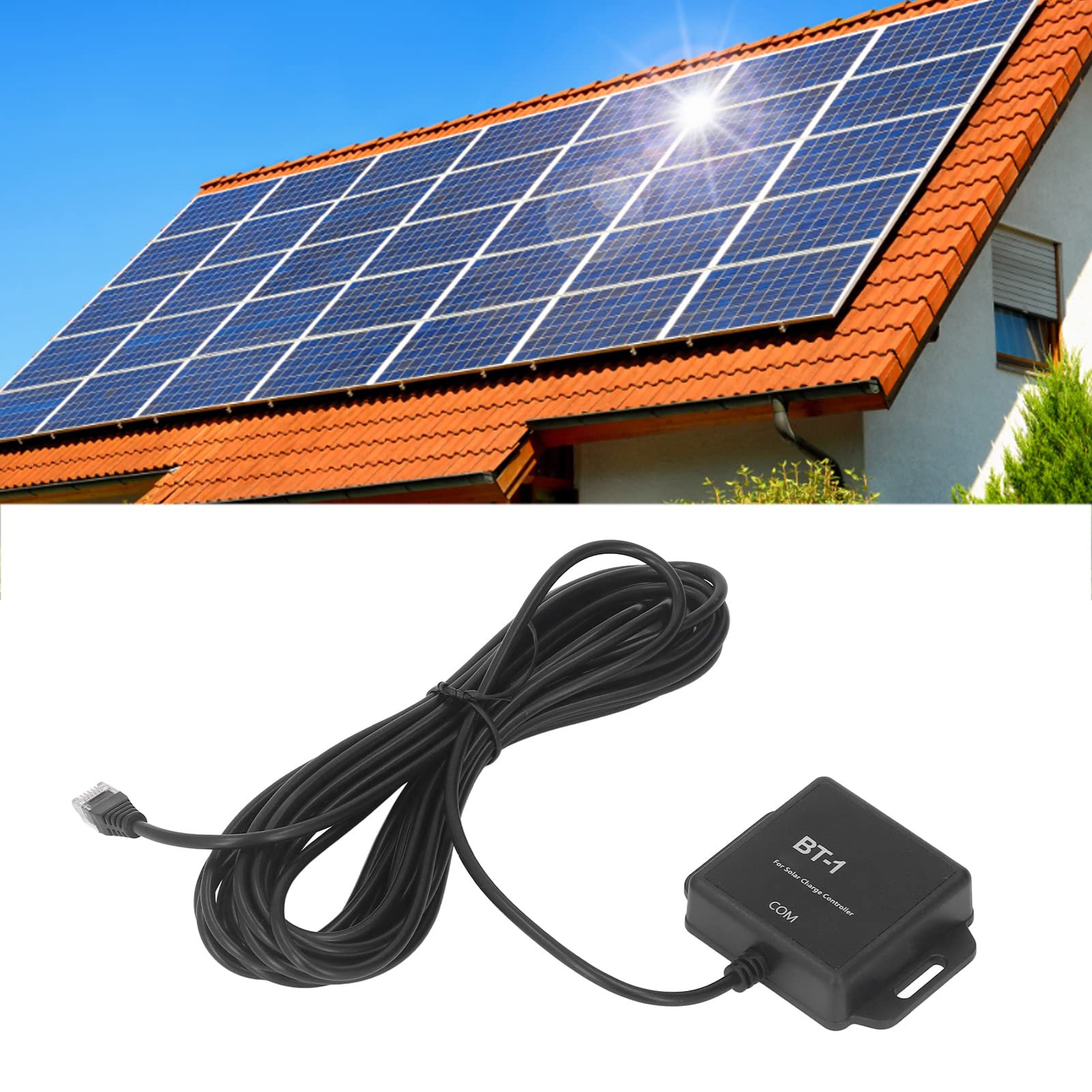 Bluetooth-Adapter für Solarregler, Hoher Wirkungsgrad, Geringer Verbrauch, Anti-Interferenz-RJ12-Anschluss, Bluetooth-Modul, 5 V Bis 12 V, für PV-Heimanlage, Wohnmobilanlage von TITA-DONG