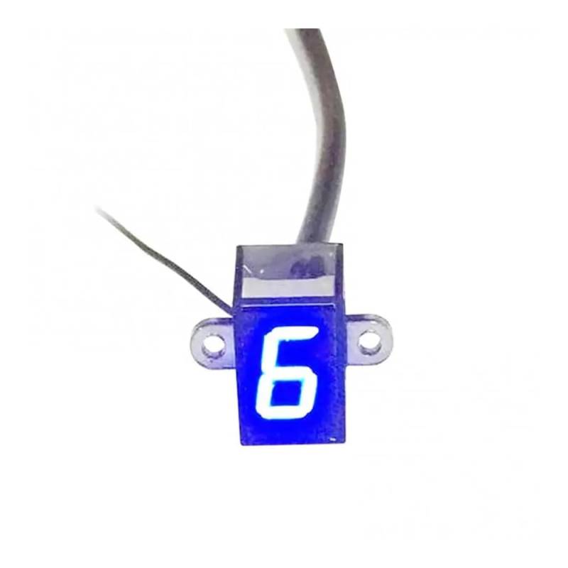 Ganganzeige 12V Display Universal Motorrad Digitale Getriebe Anzeige Schalthebel Sensor Motorrad Digitale Getriebe anzeige von TJKIB