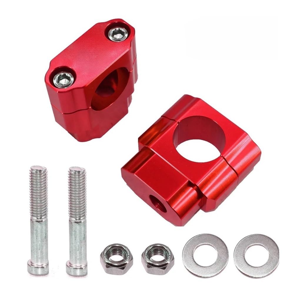 Motorrad Lenkerpolster 1-1/8 "28mm Motorrad Lenker Bar Mount Clamp Riser Adapter Für CBR600RR CBR1000RR CB400 Motorrad Zubehör von TJKIB