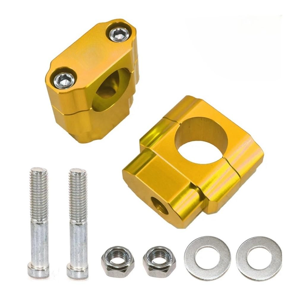 Motorrad Lenkerpolster 1-1/8 "28mm Motorrad Lenker Bar Mount Clamp Riser Adapter Für CBR600RR CBR1000RR CB400 Motorrad Zubehör von TJKIB