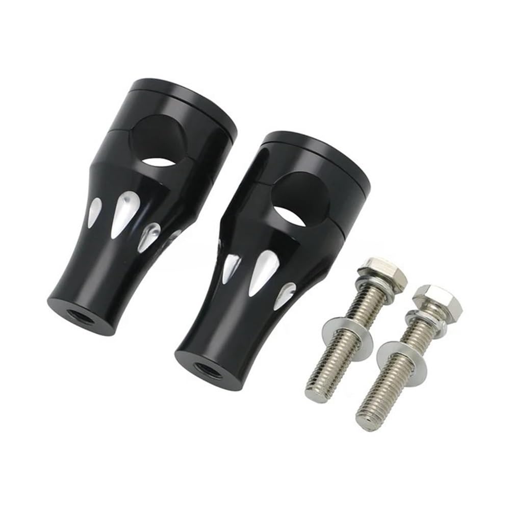 Motorrad Lenkerpolster Motorrad Universal 1 "25 MM Cafe Lenker Riser Clamp Für Ha&rley Für Touring Für Dyna Für Sportster Für Yam&aha Für Ka&wasaki von TJKIB