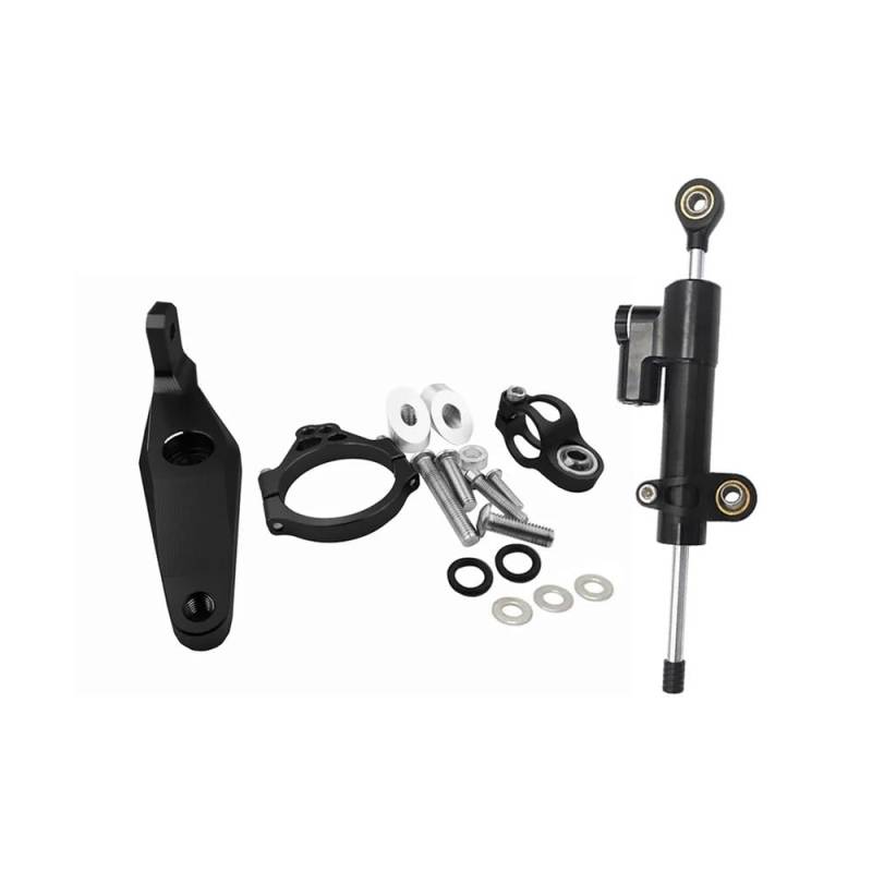 Motorrad Lenkungsdämpfer FÜR MT-09 MT 09 Mt09 2021 2022 Einstellbare Motorräder Lenkung Stabilisieren Dämpfer Halterung Kit Motorrad Zubehör von TJKIB