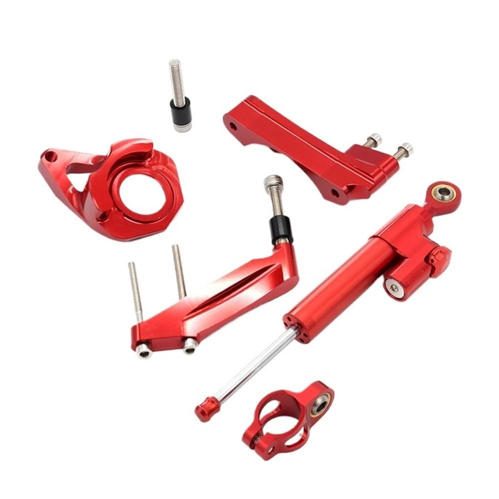 Motorrad Lenkungsdämpfer FÜR SU&ZUKI GSXR GSX-R 600 750 2001 2002 2003 2004 2005 2006 Lenkung Stoßdämpfer Halterung Montage Kit Motorrad Zubehör von TJKIB