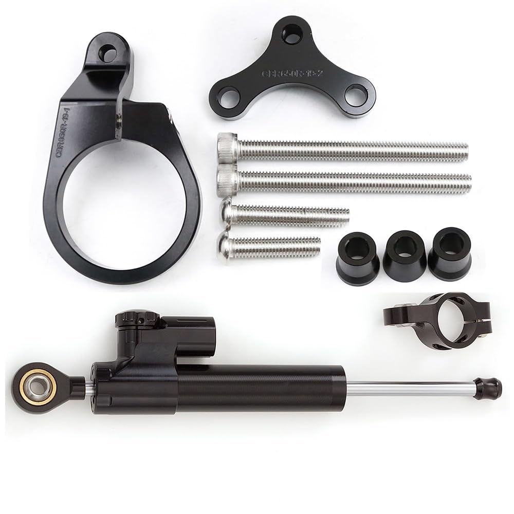 Motorrad Lenkungsdämpfer Für CBR650R CBR 650R 2019 20 21-23 Motorrad Lenkung Dämpfer Stabilisator Halterung Unterstützung Kit Halter Motorrad Zubehör von TJKIB