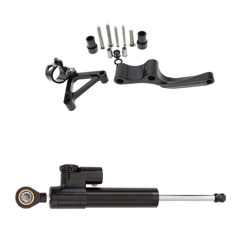 Motorrad Lenkungsdämpfer Für Du&Cati 696 Für Monster Motorrad Lenkung Stabilisieren Dämpfer Halterung Unterstützung Montage Kit Motorrad Zubehör von TJKIB