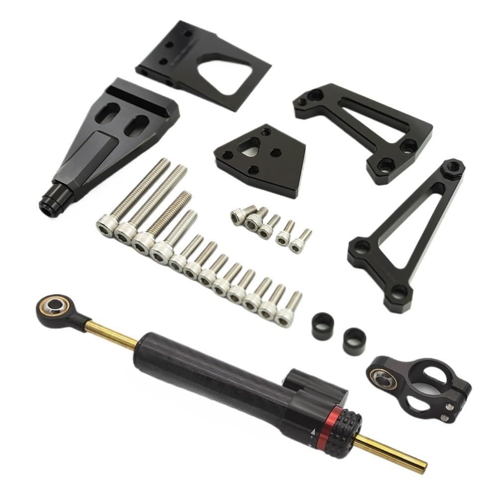 Motorrad Lenkungsdämpfer Für Ka&wasaki ER4F Für Ninja 400R 2011-2013 2011 2012 2013 Motorrad Lenkung Dämpfer Stabilisieren Dämpfer Halterung Kit von TJKIB