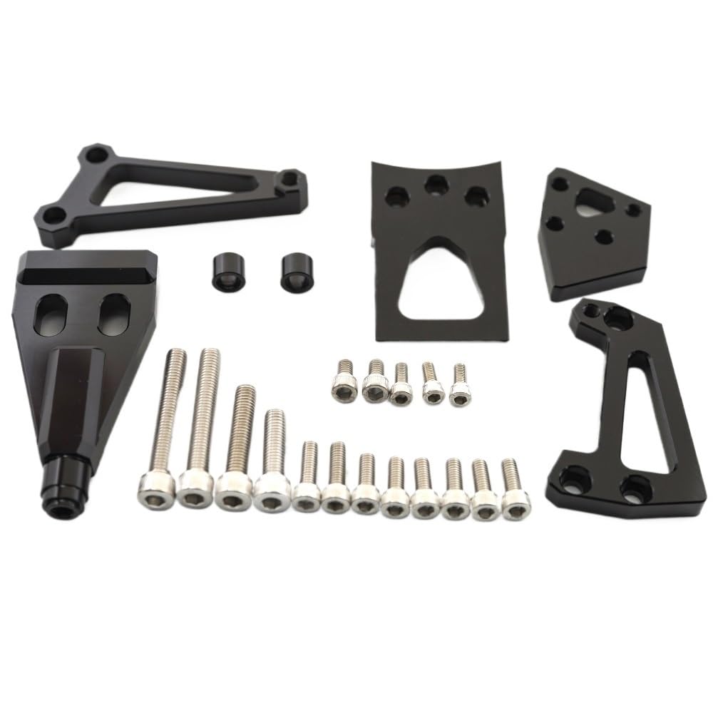 Motorrad Lenkungsdämpfer Für Ka&wasaki ER4F Für Ninja 400R 2011-2013 2011 2012 2013 Motorrad Lenkung Dämpfer Stabilisieren Dämpfer Halterung Kit von TJKIB