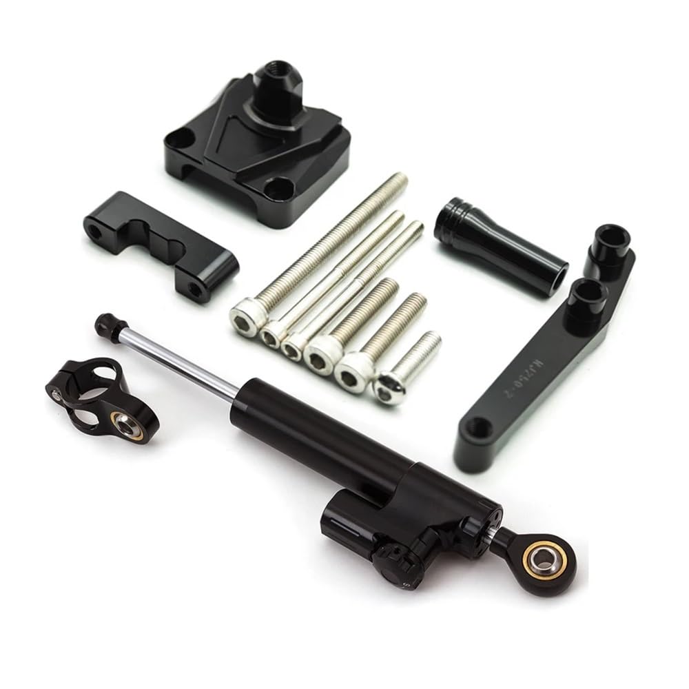 Motorrad Lenkungsdämpfer Für Ka&wasaki Für Ninja 250R EX250 2008 2009 2010 2011 2012 Lenkung Dämpfer Stoßdämpfer Stabilisator Halterung Montage Kit von TJKIB