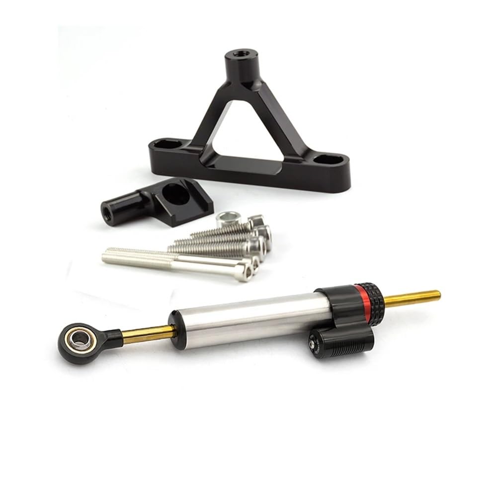 Motorrad Lenkungsdämpfer Für Ka&wasaki Für Ninja ZX-10R ZX10R ZX 10R 2004 2005 Einstellbare Motorrad Lenkung Stabilisator Dämpfer Halterung Kit von TJKIB