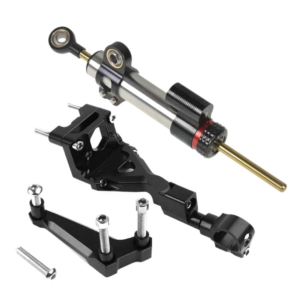 Motorrad Lenkungsdämpfer Für Ka&wasaki Z250 Z 250 2015-2016 Zubehör Motorrad Einstellbare Lenkung Stabilisieren Dämpfer Halterung Kit Motorrad Zubehör von TJKIB