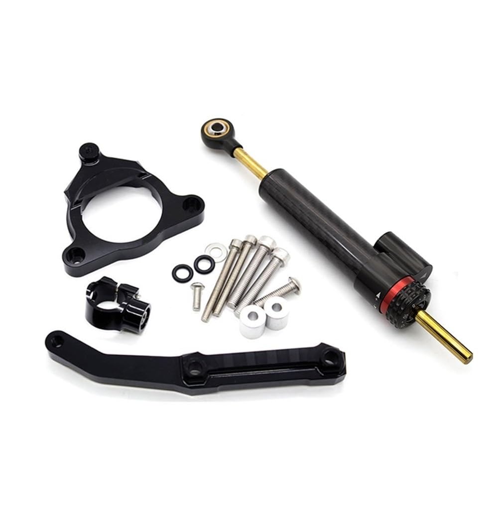 Motorrad Lenkungsdämpfer Für Ka&wasaki Z800 2013-2018 Einstellbare Motorrad Lenkung Stabilisator Dämpfer Halterung Montage Kit Motorrad Zubehör von TJKIB