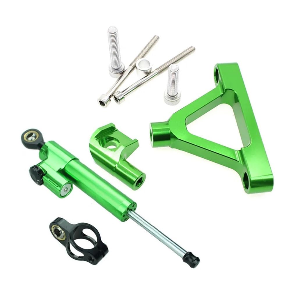 Motorrad Lenkungsdämpfer Für Ka&wasaki ZX6R 2007-2008 Motorräder Lenkung Stabilisieren Dämpfer Halterung Unterstützung Halter Kit Set Motorrad Zubehör von TJKIB