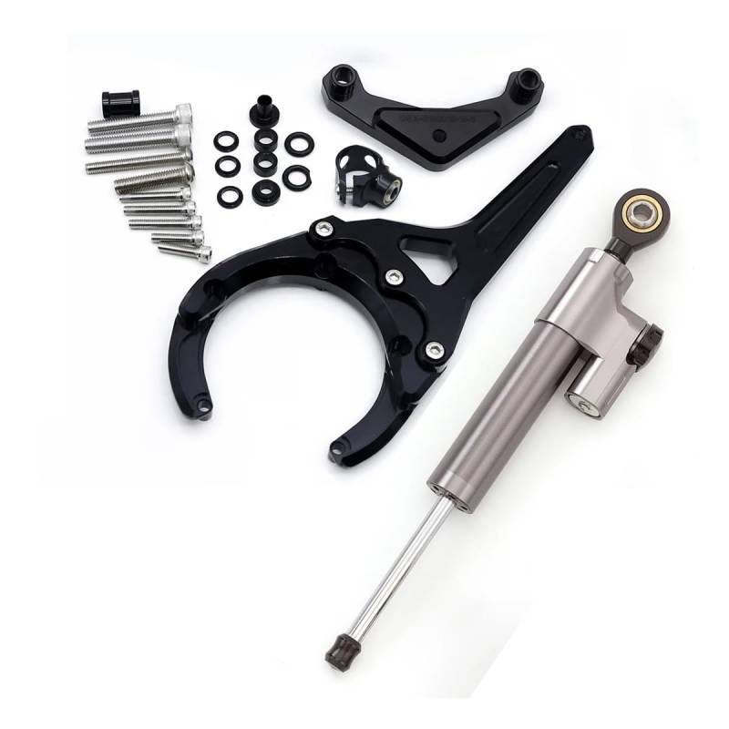 Motorrad Lenkungsdämpfer Für SU&ZUKI Gsxs1000/F Gsxs1000 2016-2023 Motorrad Stabilisator Lenkung Dämpfer Halterung Unterstützung Kit Motorrad Zubehör von TJKIB