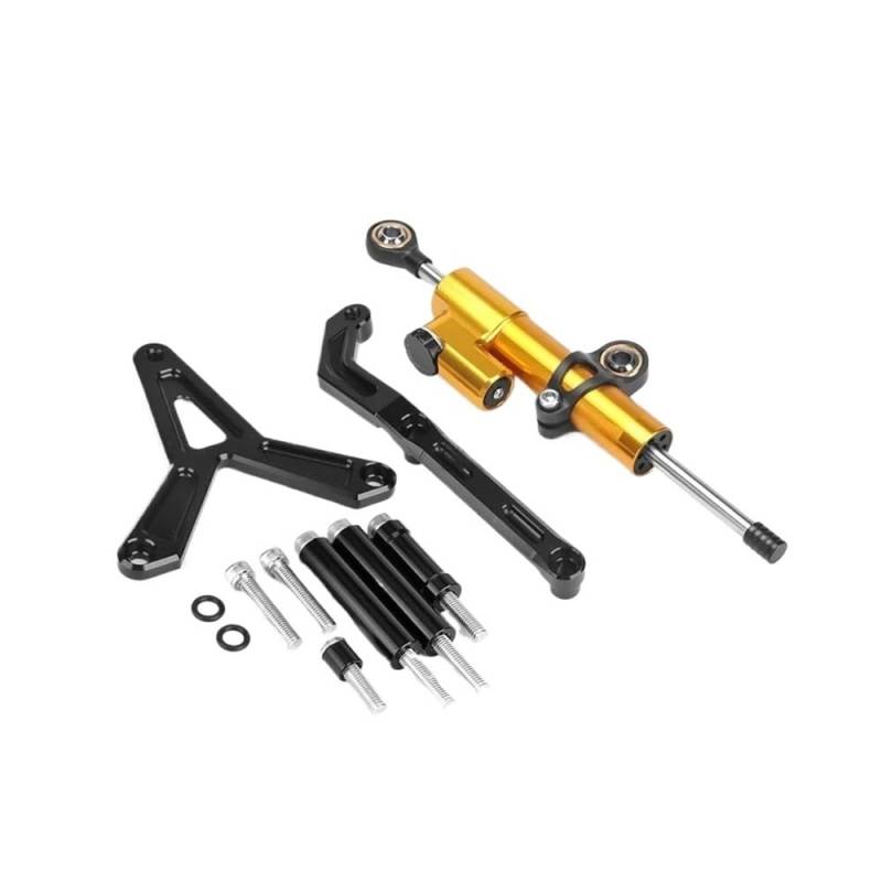 Motorrad Lenkungsdämpfer Für Yam&aha Für Tracer 9 GT TRACER9 Gt 2021 2022 2023 Motorrad Stabilisator Lenkung Dämpfer Halterung Montage Kit Unterstützung Zubehör von TJKIB