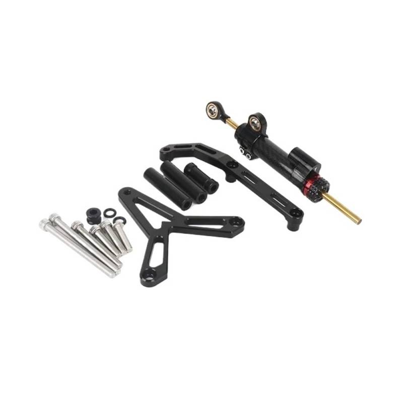 Motorrad Lenkungsdämpfer Für Yam&aha Für Tracer 9 Tracer9 GT 2021 2022 2023 Motorrad Lenkung Dämpfer Stabilisator Halterung Kit Motorrad Zubehör von TJKIB