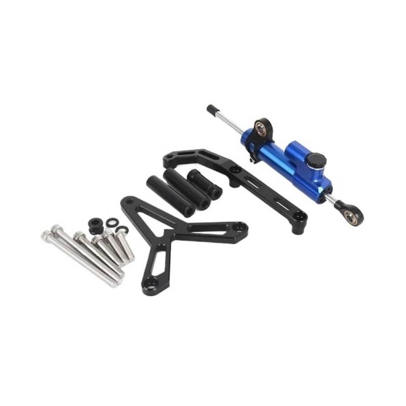 Motorrad Lenkungsdämpfer Für Yam&aha Für Tracer 9 Tracer9 GT 2021 2022 2023 Motorrad Lenkung Dämpfer Stabilisator Halterung Kit Motorrad Zubehör von TJKIB