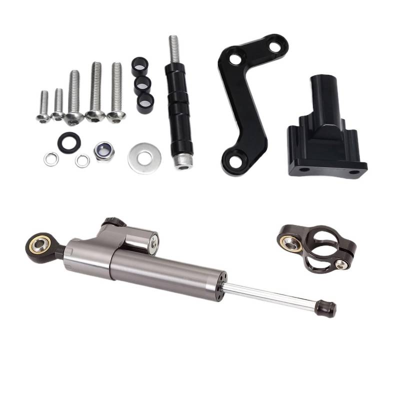 Motorrad Lenkungsdämpfer Für Yam&aha MT-03 2020-2023 Motorrad Lenkung Dämpfer Stabilisator Halterung Unterstützung Kit Motorrad Stoßdämpfer von TJKIB