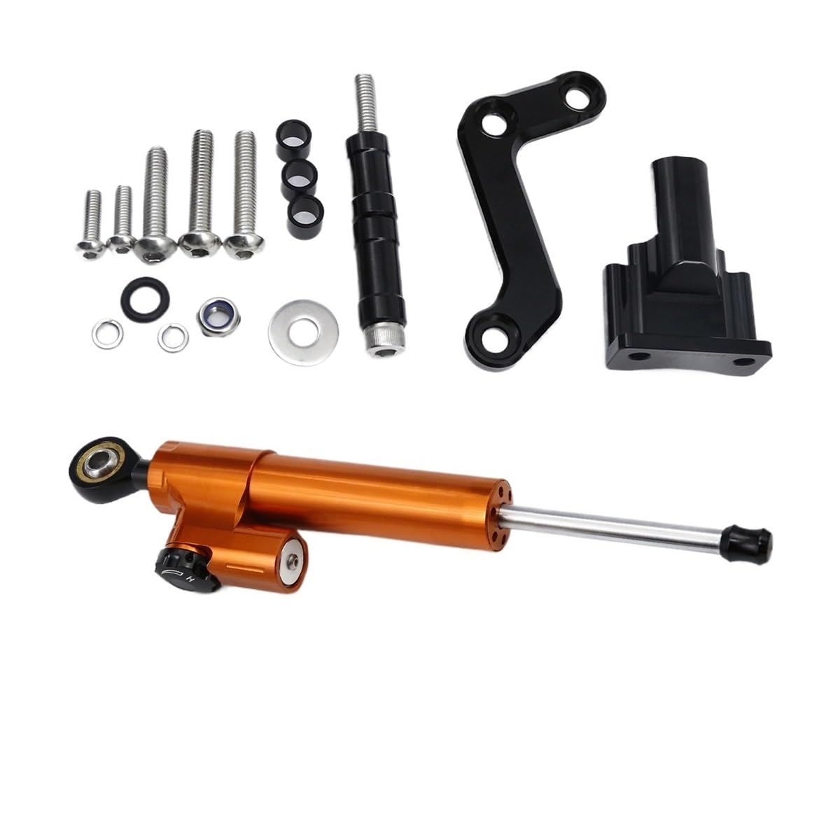 Motorrad Lenkungsdämpfer Für Yam&aha MT-03 2020-2023 Motorrad Lenkung Dämpfer Stabilisator Halterung Unterstützung Kit Motorrad Stoßdämpfer von TJKIB