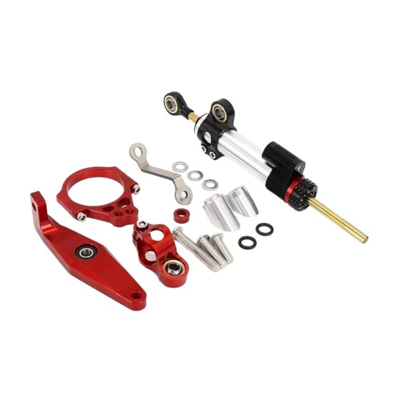 Motorrad Lenkungsdämpfer Für Yam&aha MT-09 2021 2022 2023 Motorrad Zubehör Lenkung Stabilisieren Stabilisieren Dämpfer Motorrad Halterung Stabilisator Kit von TJKIB