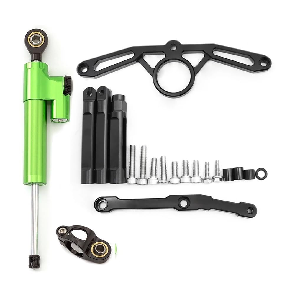 Motorrad Lenkungsdämpfer Für Yam&aha MT09 FZ09 2021-2023 Motorrad Lenkung Dämpfer Stabilisator Halterung Montage Unterstützung Kit Halter Motorrad Zubehör von TJKIB