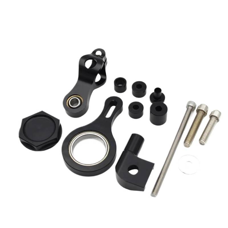 Motorrad Lenkungsdämpfer Für Yam&aha YZF R6 2006-2017/R1 2009-2012 Einstellbare Motorräder Lenkung Stabilisieren Dämpfer Halterung Kit Motorrad Zubehör von TJKIB