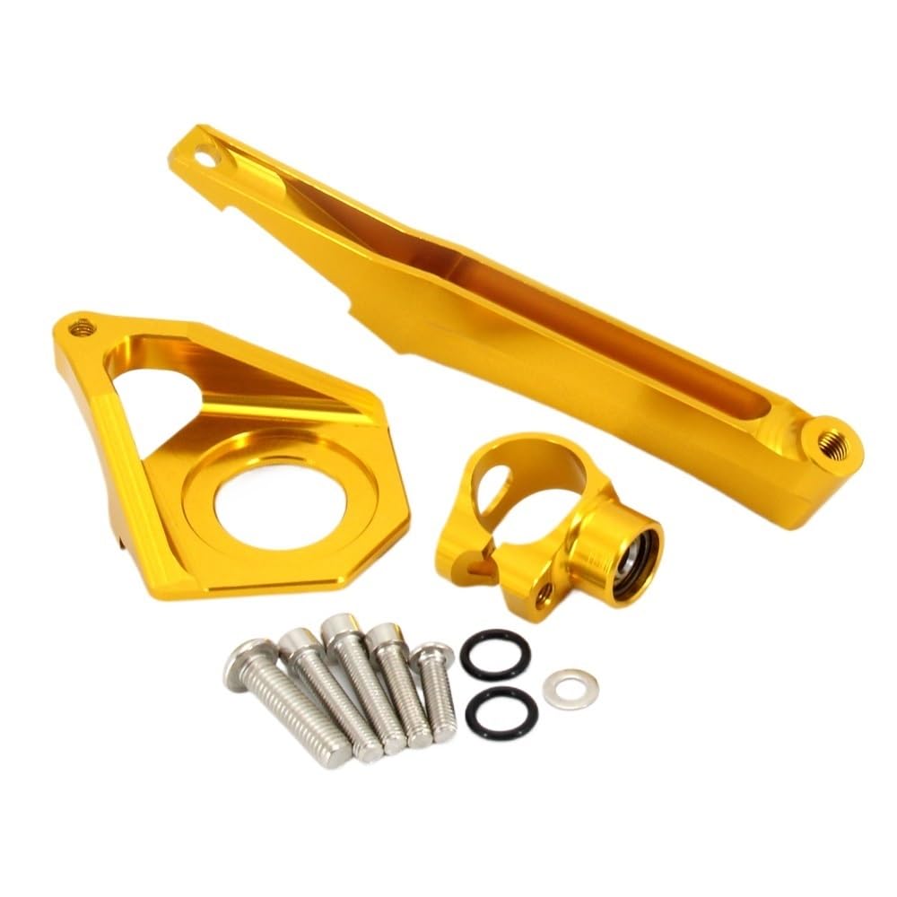 Motorrad Lenkungsdämpfer Für Yam&aha YZF R6 YZF600 2003 2004 2005 Motorrad Lenkung Stabilisator Dämpfer Halterung Kit Motorrad Zubehör von TJKIB