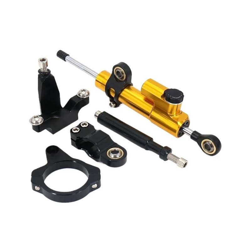 Motorrad Lenkungsdämpfer Für Yam&aha YZF R7 YZF R7 2021 2022 2023 Motorrad Lenkungsdämpfer Stabilisator Halterung Kit Motorrad Lenkungsstabilisator von TJKIB