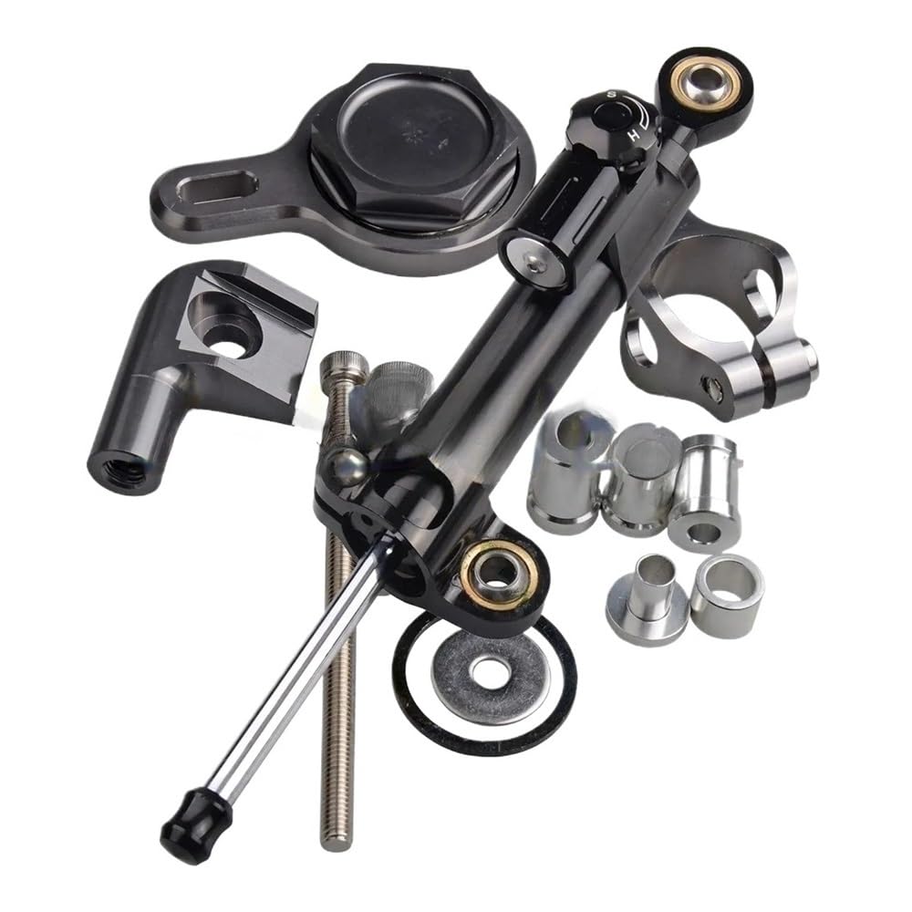 Motorrad Lenkungsdämpfer Lenkungsdämpfer-Stabilisator Und Halterung Für Yam&aha YZF R1 1999–2005. Motorrad-Stoßdämpfer von TJKIB