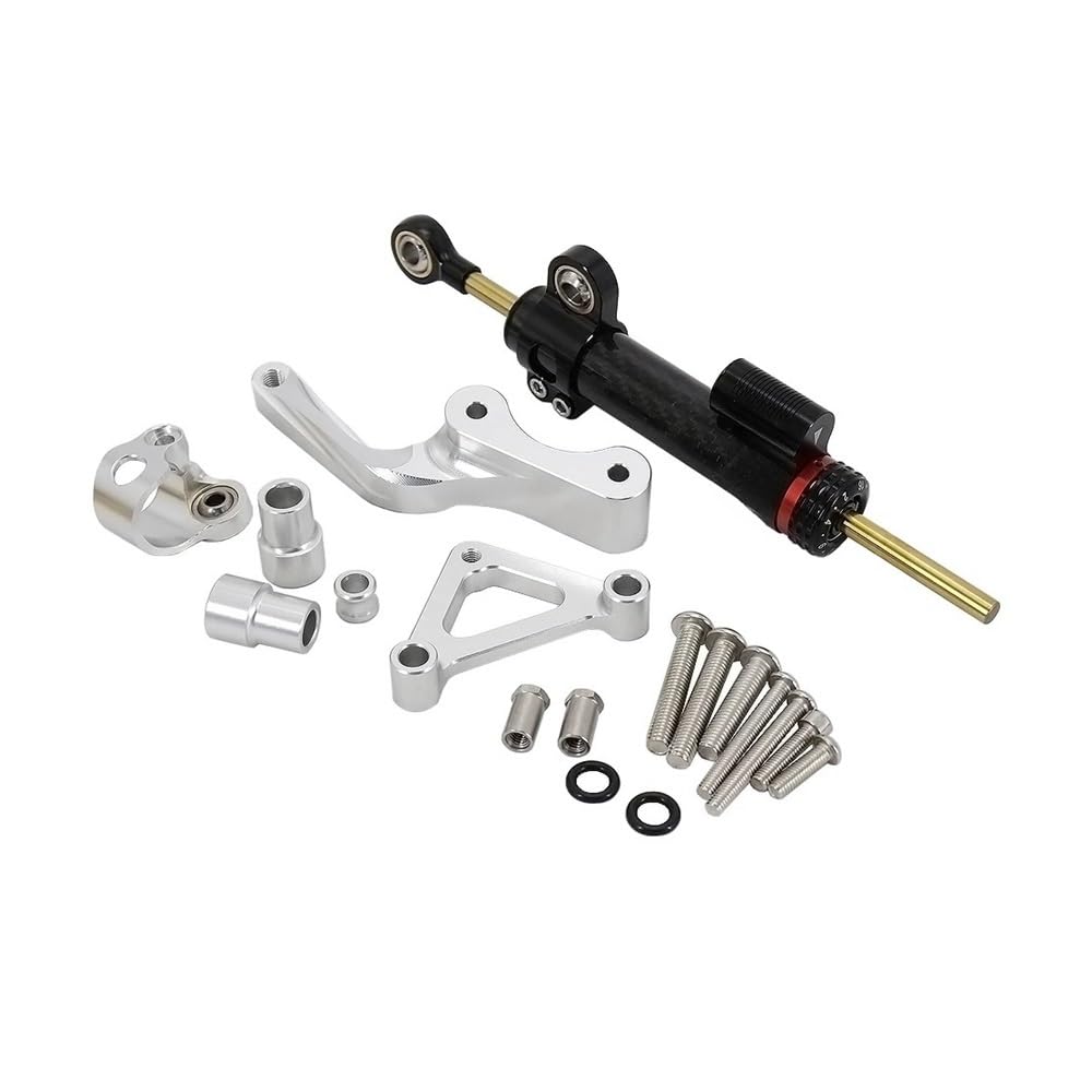 Motorrad Lenkungsdämpfer Motorrad Für Du&Cati 696 796 795 Lenkung Stabilisieren Dämpfer Montage Halterung Kit Motorrad Lenkung Dämpfer Stabilisator von TJKIB