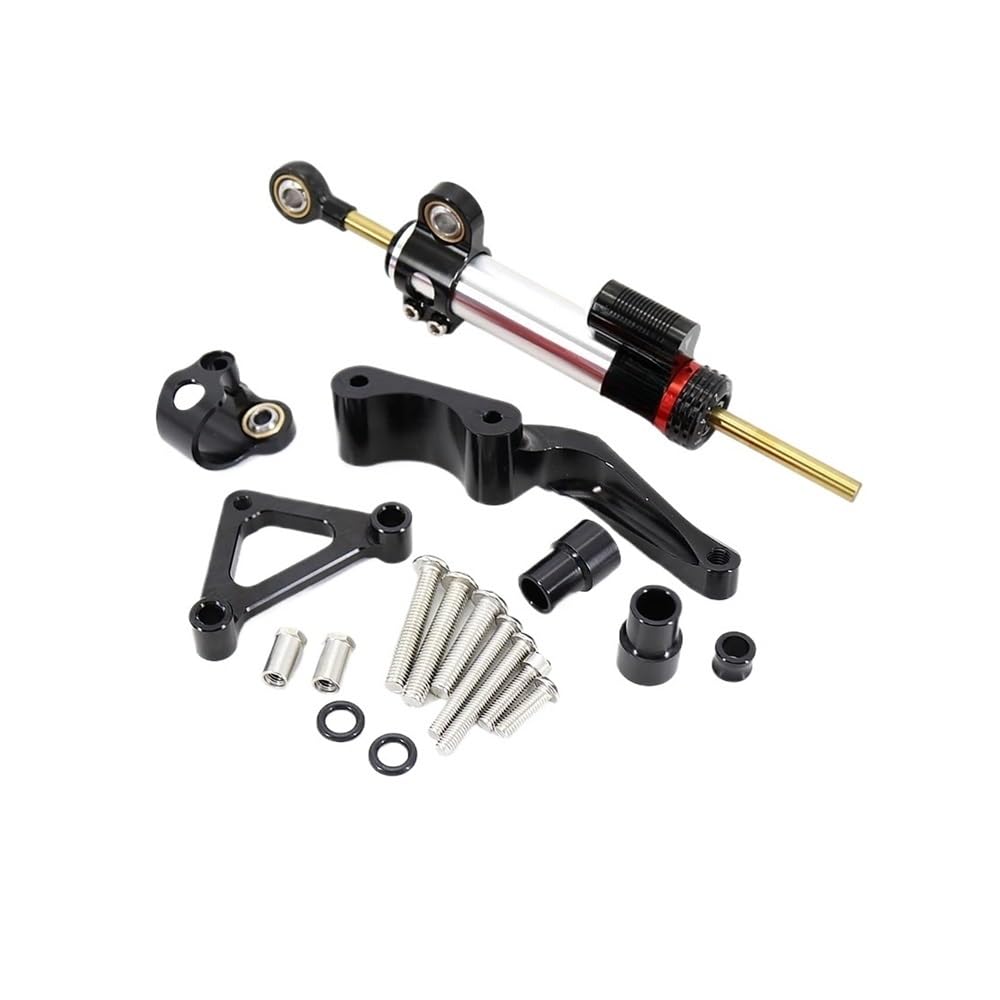 Motorrad Lenkungsdämpfer Motorrad Lenkung Dämpfer Stabilisator Halterung Unterstützung Kit Für Du&Cati Für Monster 1100 1100S 2008-up Motorrad Stoßdämpfer von TJKIB