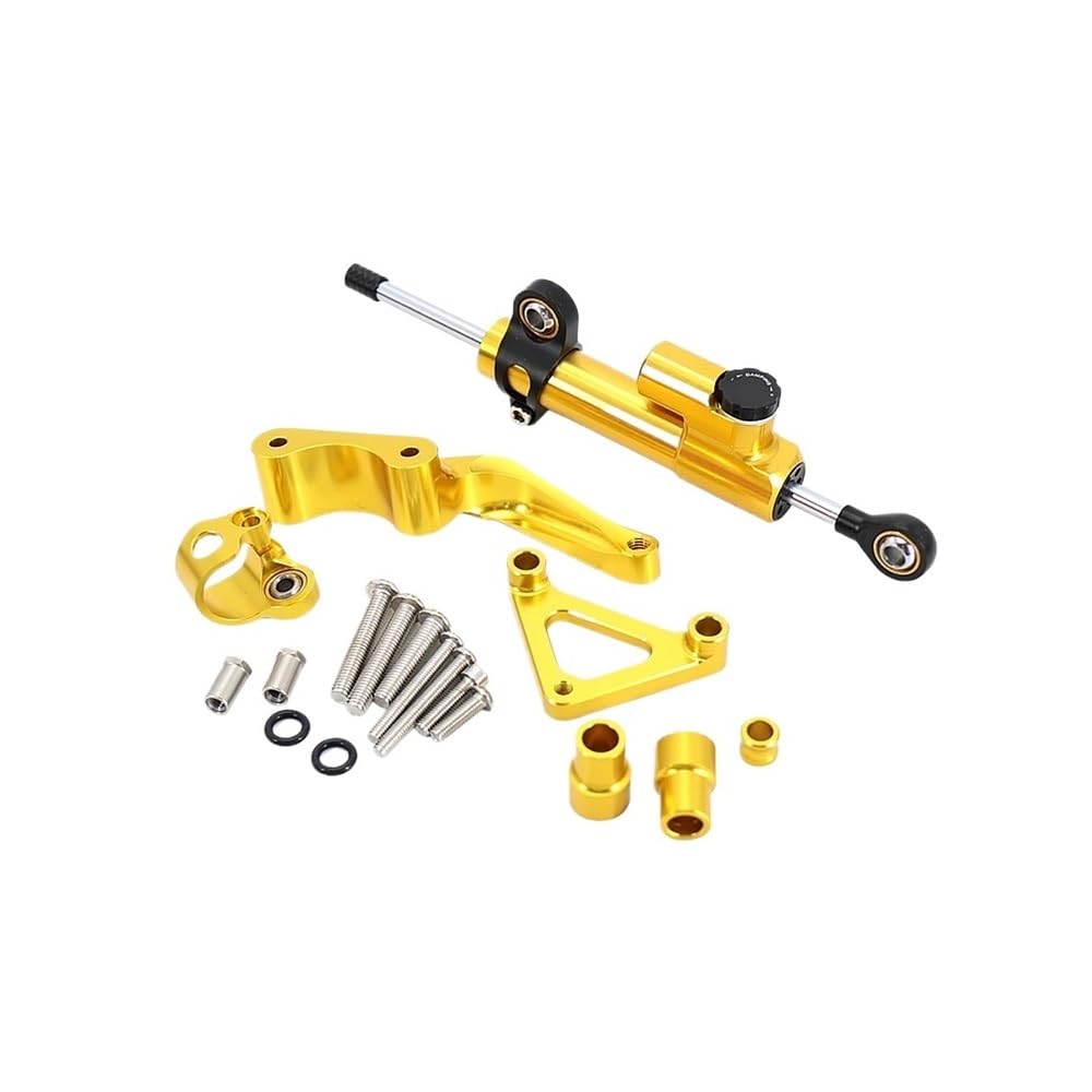 Motorrad Lenkungsdämpfer Motorrad Lenkung Dämpfer Stabilisator Halterung Unterstützung Kit Für Du&Cati Für Monster 1100 1100S 2008-up Motorrad Stoßdämpfer von TJKIB