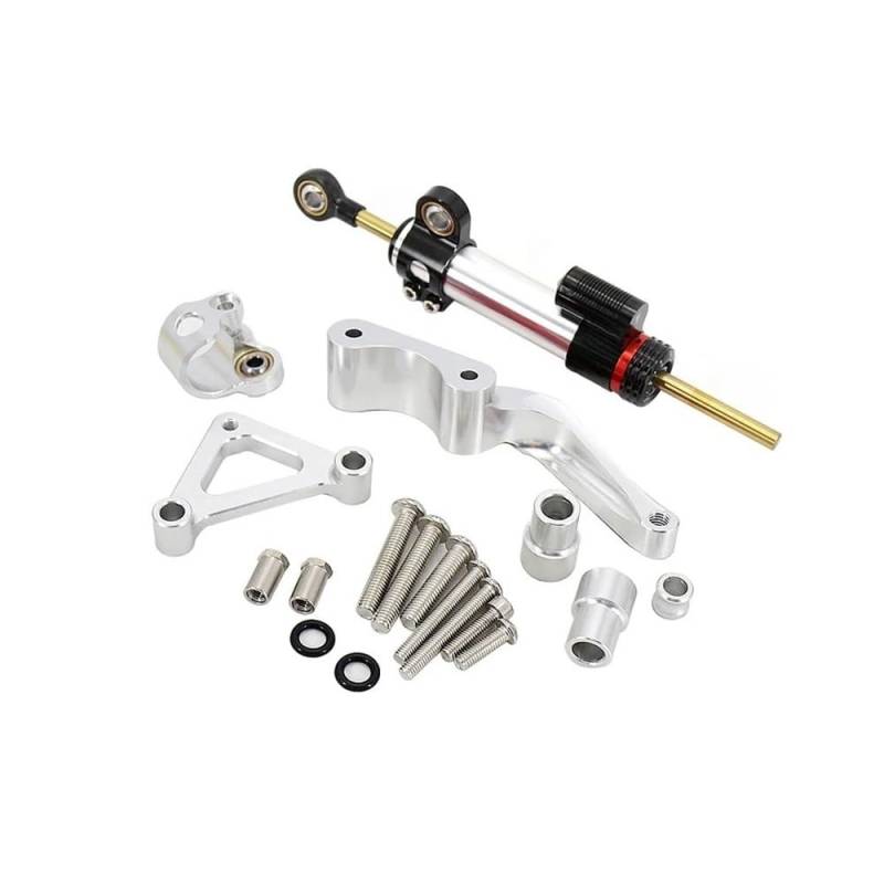 Motorrad Lenkungsdämpfer Motorrad Lenkung Dämpfer Stabilisator Halterung Unterstützung Kit Für Du&Cati Für Monster 696 795 796 2008-up Motorrad Zubehör von TJKIB