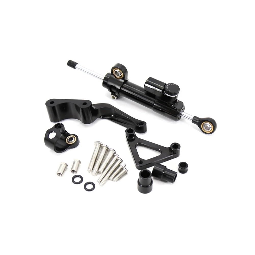 Motorrad Lenkungsdämpfer Motorrad Lenkung Dämpfer Stabilisator Halterung Unterstützung Kit Für Du&Cati Für Monster 696 795 796 2008-up Motorrad Zubehör von TJKIB