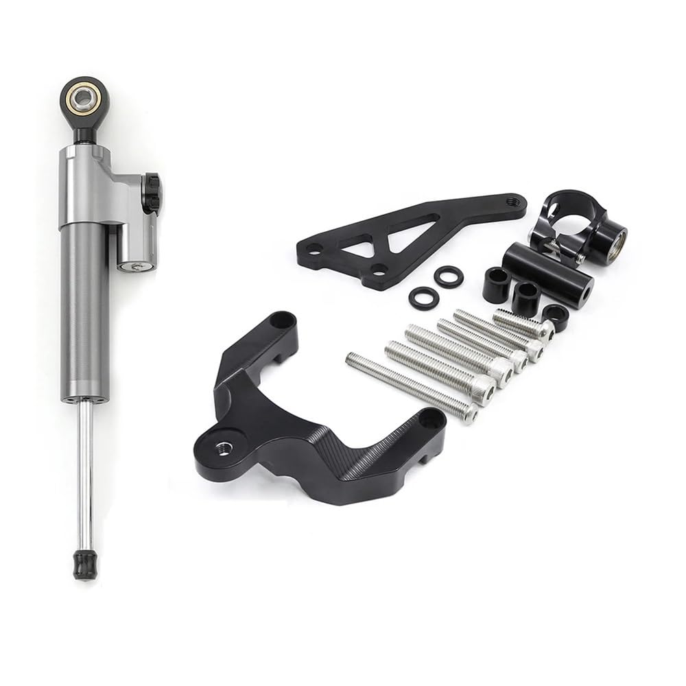 Motorrad Lenkungsdämpfer Motorrad Lenkungsdämpfer Für SU&ZUKI GSR600 2006-2010 Stabilisator Halterung Montage Unterstützung Kit Halter Motorrad Zubehör von TJKIB