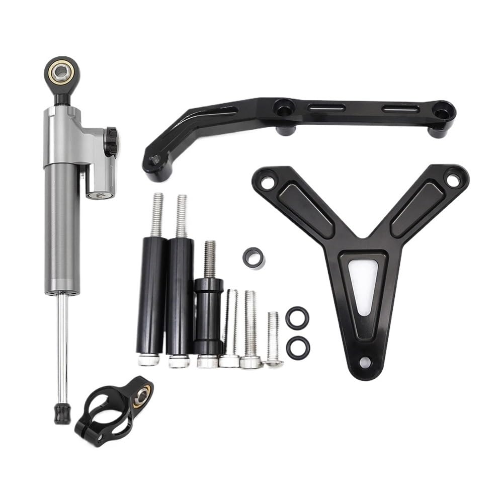 Motorrad Lenkungsdämpfer Motorrad Lenkungsdämpfer Für Yam&aha FJ-09 MT-09 Für Tracer 2021-2023 Stabilisator Halterung Montage Unterstützung Kit von TJKIB