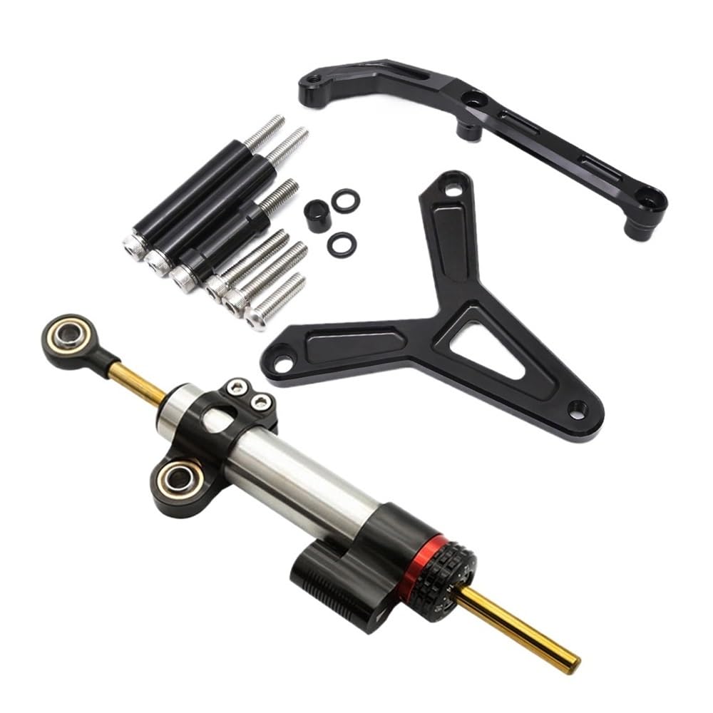 Motorrad Lenkungsdämpfer Motorrad Lenkungsdämpfer Für Yam&aha FJ-09 MT-09 Für Tracer 2021-2023 Stabilisator Halterung Montage Unterstützung Kit von TJKIB