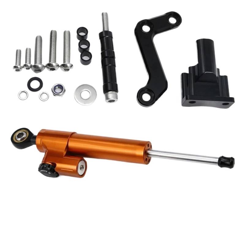 Motorrad Lenkungsdämpfer Motorrad Lenkungsdämpfer Für Yam&aha MT-03 2020–2023 Stabilisator Halterung Unterstützung Kit Halter Motorrad Zubehör von TJKIB