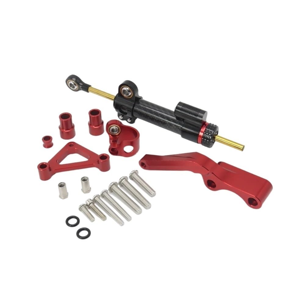 Motorrad Lenkungsdämpfer Motorrad Lenkungsdämpfer Stabilisator Halterung Unterstützung Kit Für Du&Cati Für Monster 1100 1100S 2008-Motorrad Zubehör von TJKIB