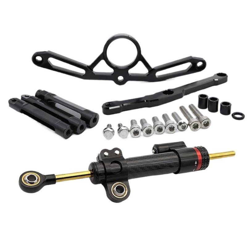 Motorrad Lenkungsdämpfer Motorrad Stabilisator Lenkung Dämpfer Halterung Kit Unterstützung FÜR Yam&aha MT09 MT 09 2021 2022 2023 Motorrad Zubehör von TJKIB