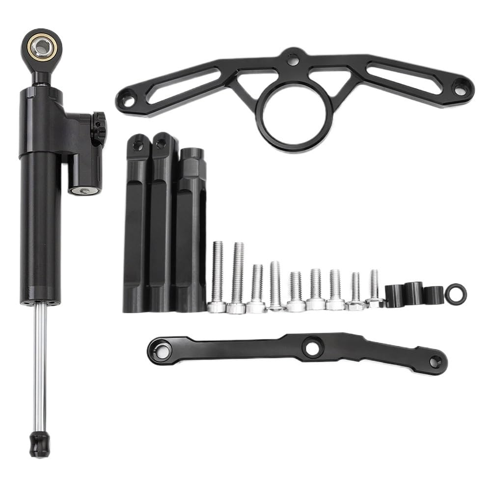 Motorrad Lenkungsdämpfer Motorrad Stabilisator Lenkung Dämpfer Halterung Kit Unterstützung FÜR Yam&aha MT09 MT 09 2021 2022 2023 Motorrad Zubehör von TJKIB