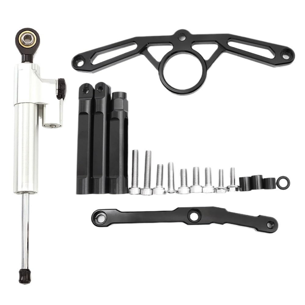 Motorrad Lenkungsdämpfer Motorrad Stabilisator Lenkung Dämpfer Halterung Kit Unterstützung FÜR Yam&aha MT09 MT 09 2021 2022 2023 Motorrad Zubehör von TJKIB