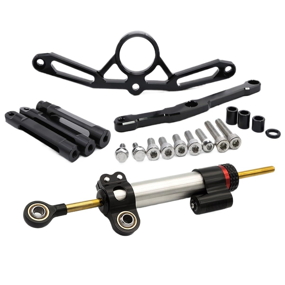 Motorrad Lenkungsdämpfer Motorrad Stabilisator Lenkung Dämpfer Halterung Kit Unterstützung FÜR Yam&aha MT09 MT 09 2021 2022 2023 Motorrad Zubehör von TJKIB