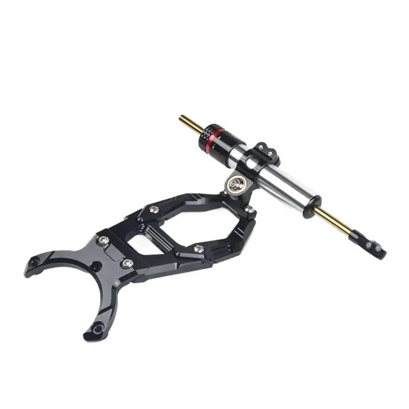 Motorrad Lenkungsdämpfer Motorrad Zubehör Directional Dämpfer Stoßdämpfer Stabilisator Lenkung Dämpfer Halterung Für CF&Moto 800NK 2023 2024 NK800 NK von TJKIB