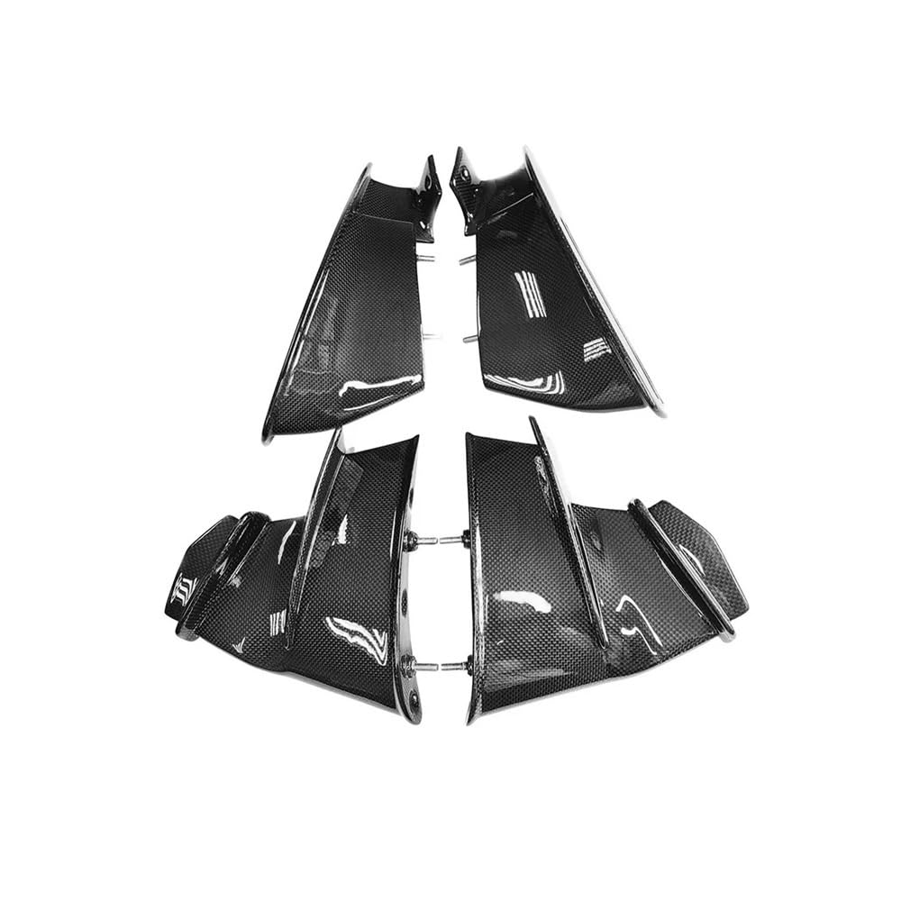 Seitendeflektor Verkleidung Motorrad Winglets Air Deflektor Fit Aerodynamik Seite Festen Flügel Für Du&Cati Für Panigale V4 V4S V4R 2018-2022 von TJKIB