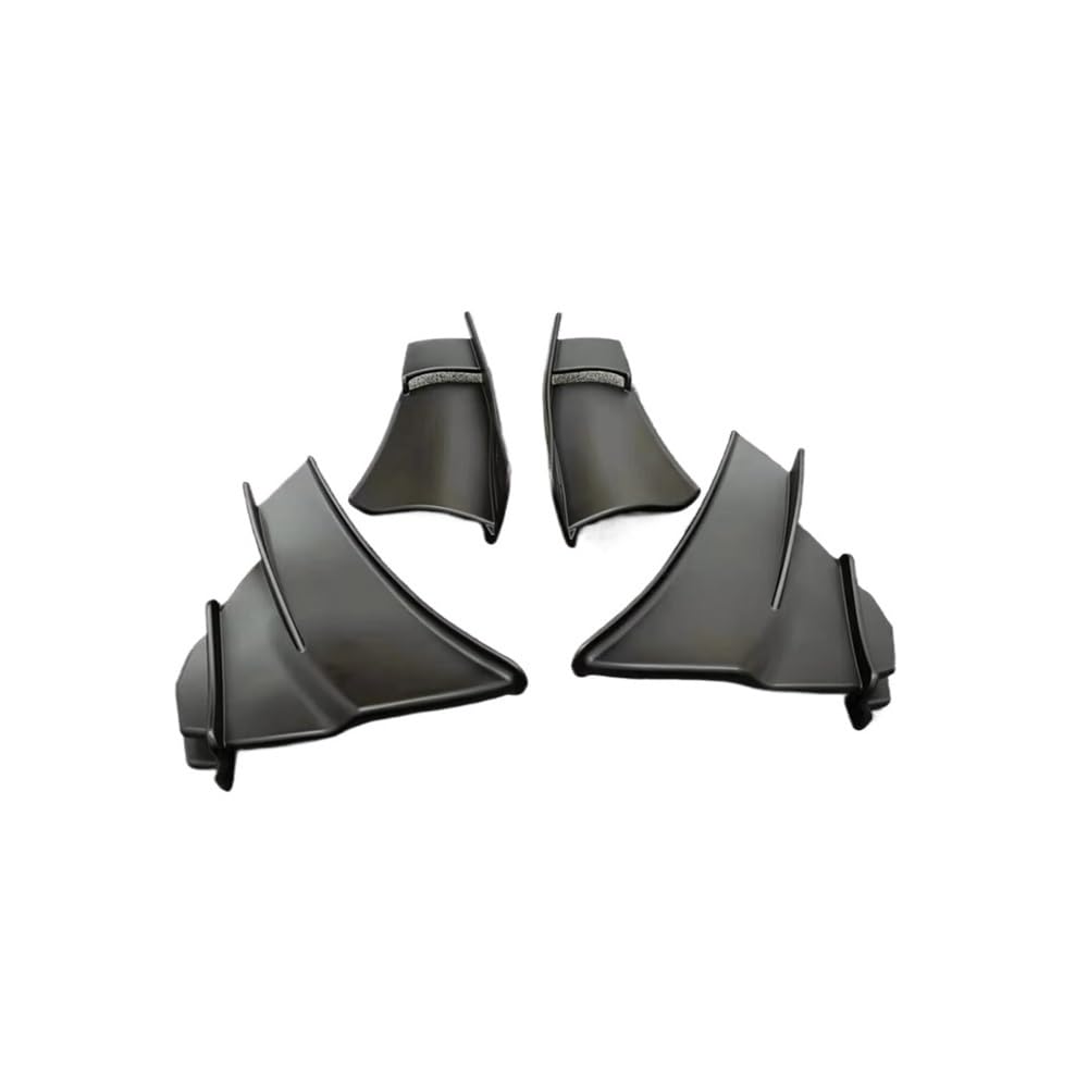 Seitendeflektor Verkleidung Seite Winglet Motorrad Zubehör Spoiler Flügel Verkleidung Windschutzscheibe Für Du&Cati Für Panigale V4 V4S V4R 2018 2021 2022 2023 4PCS Schwarz von TJKIB